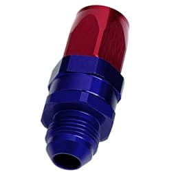 MALE -6AN TO -6AN HOSE END BLUE STRAIGHT MALE ORB