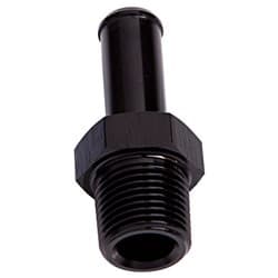 MALE 1/8" NPT TO 5/16" BARB BLACK STRAIGHT MALE TO MALE