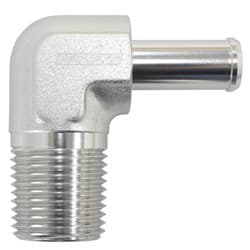 90 DEG 1/2" NPT TO -8 100/450 SERIES BRAIDED HOSE AN SIZE