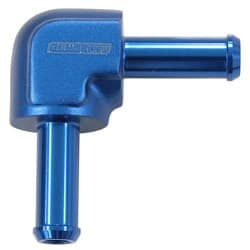 90 DEGREE 5/16" BARB BOTH ENDSBLUE 5/16" / 7.94MM BARBS