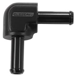 90 DEGREE 3/4" BARB BOTH ENDS BLACK 3/4" / 19MM BARBS