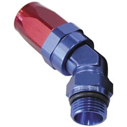 45 Deg -6 Hose to Male -8 Thread