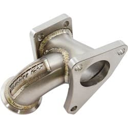 SUBARU EJ25 TWIST MOUNT S/S TURBO ADAPTER T3 SINGLE 45mm EJ20 Aeroflow - AF 8445-1200