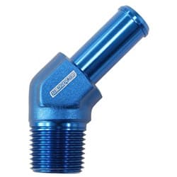 45 DEG 1/8" NPT TO -4 100/450 SERIES HOSE BLUE SUITS BRAIDED