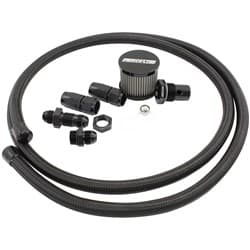 FUEL CELL BREATHER KIT SETUP LOOP ROLL OVER -8AN VENT VALVE