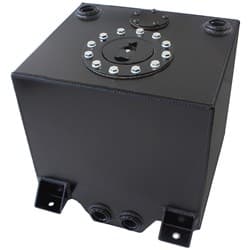 BLACK ALLOY FUEL CELL 19 LITRE5 US GALLONS WITH CAVITY/SUMP
