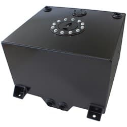 BLACK ALLOY FUEL CELL 38 LITRE10 US GALLONS WITH CAVITY/SUMP
