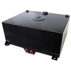 BLACK ALLOY FUEL CELL 75 LITRE20 US GALLONS WITH CAVITY/SEND