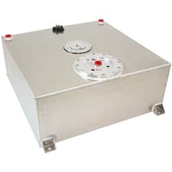 ALLOY FUEL CELL 100L 3 X PUMPS26 US GAL 60mm TRIPLE HANGER