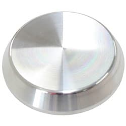WELD ON MACHINED TANK END FOR 5.00" ALUMINIUM PIPE 45DEG