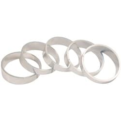 ALLOY PIE CUTS 5pc MAKES 45degBEND 1D TIGHT RADIUS 1.5" O.D