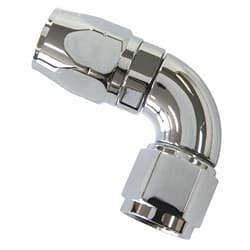 ELITE 90 DEG -4AN HOSE END ELITE SHOW QUALITY FULL FLOW