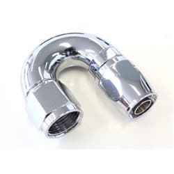 ELITE 180 DEG -4AN HOSE END ELITE SHOW QUALITY FULL FLOW