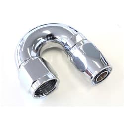 ELITE 180 DEG -8AN HOSE END ELITE SHOW QUALITY FULL FLOW