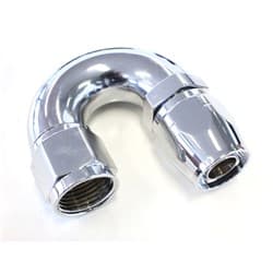 ELITE 180 DEG -10AN HOSE END ELITE SHOW QUALITY FULL FLOW
