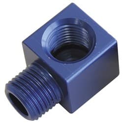 90 DEG MALE TO F/MALE 1/8" BLUE ADAPTER TIGHT RADIUS