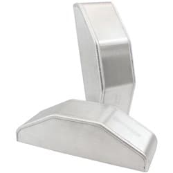 INTERCOOLER END TANKS 300 x 88 CENTRE INLET OUTLET PAIR Aeroflow - AF 90-1161