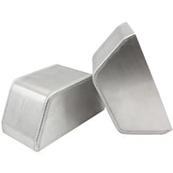 INTERCOOLER END TANKS 230x112 CENTRE INLET OUTLET PAIR Aeroflow - AF 90-1163