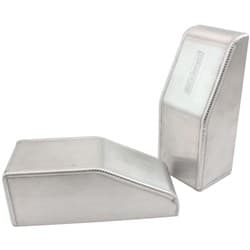 INTERCOOLER END TANKS 230 x 88 TOP BOTTOM INLET OUTLET PAIR Aeroflow - AF 90-1170