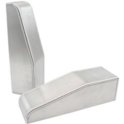 INTERCOOLER END TANKS 300 x 88 TOP BOTTOM INLET OUTLET PAIR Aeroflow - AF 90-1171