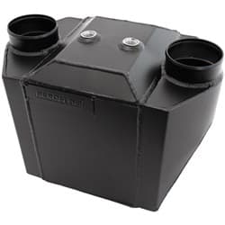 WATER TO AIR INTERCOOLER BLACK -16ORB 20" x 12" W2A