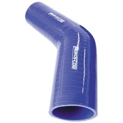 Silicone Hose Reducer 45 Deg; Blue I.D 3.25-3.00" 83-76mm, Wall 5.3 X 140mm 9002-325-300