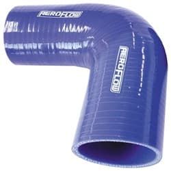 Silicone Hose Reducer 90 Deg; Blue I.D 3.75-3.00" 95-76mm, Wall 5.3 X 125mm 9003-375-300