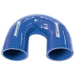 Silicone Hose 180 Deg; Blue I.D 2.00" 51mm, Wall 5.3m, 100mm Leg AF 9006-200