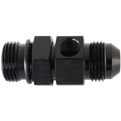 -10ORB To -10AN with 1/8" portBlack