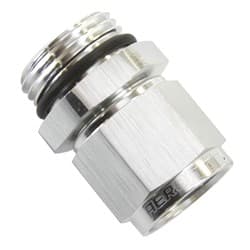 -6ORB TO FEMALE -6 SWIVEL NUT SILVER