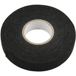 19mm x 25M ROLL FLEECE TAPE BLACK ELECTRICAL HARNESS