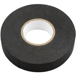 19mm x 25M ROLL CLOTH TAPE BLACK ELECTRICAL HARNESS