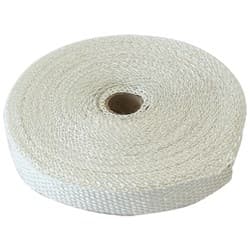 EXHAUST INSULATION WRAP1"X50FT50 FOOT WHITE ROLL