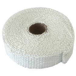 EXHAUST INSULATION WRAP1"X15FT15 FOOT WHITE ROLL