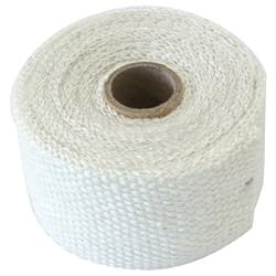 EXHAUST INSULATION WRAP2"X15FT15 FOOT WHITE ROLL