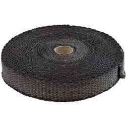 EXHAUST INSULATION WRAP1"X50FT50 FOOT BLACK ROLL