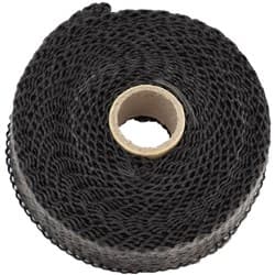 EXHAUST INSULATION WRAP1"X15FT15 FOOT BLACK ROLL