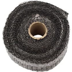 EXHAUST INSULATION WRAP2"X15FT15 FOOT BLACK ROLL