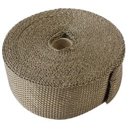 EXHAUST INSULATION WRAP2"X50FT50 FOOT TITANIUM ROLL