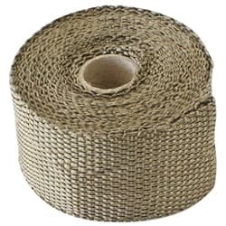 EXHAUST INSULATION WRAP2"X15FT15 FOOT TITANIUM ROLL