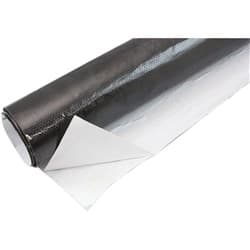 12"X12" SHEET ALUMINISED HEAT BARRIER ADHESIVE BACKED BLACK