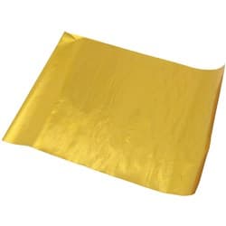 GOLD HEAT BARRIER 12" x 12" SHEET ADHESIVE BACKED