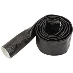 ALUMINISED HEAT SLEEVE 5/8"-1"BLACK FINISH 1 meter / 3 ft
