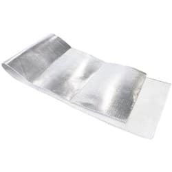 40" X 36" ALUMINISED HEAT BARRIER SILVER FINISH