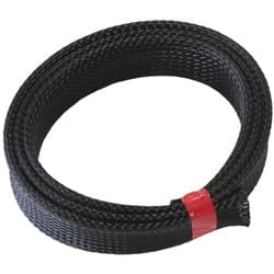 3/4" 1 METER HEAT FLEX BRAID BLACK TIGHT WEAVE HIGH COVERAG