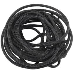 1/8" 7.6 METER HEAT FLEX BRAIDBLACK TIGHT WEAVE HIGH COVERAG