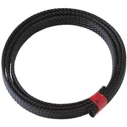 1/2" 7.6 METER HEAT FLEX BRAIDBLACK TIGHT WEAVE HIGH COVERAG