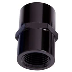 FEMALE COUPLER 3/8" NPT BLACK FEMALE TO FEMALE