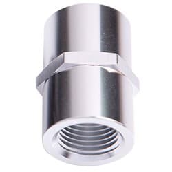 FEMALE COUPLER 3/8" NPT SILVER FEMALE TO FEMALE
