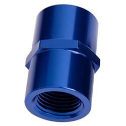 FEMALE COUPLER 3/4" NPT BLUE FEMALE TO FEMALE